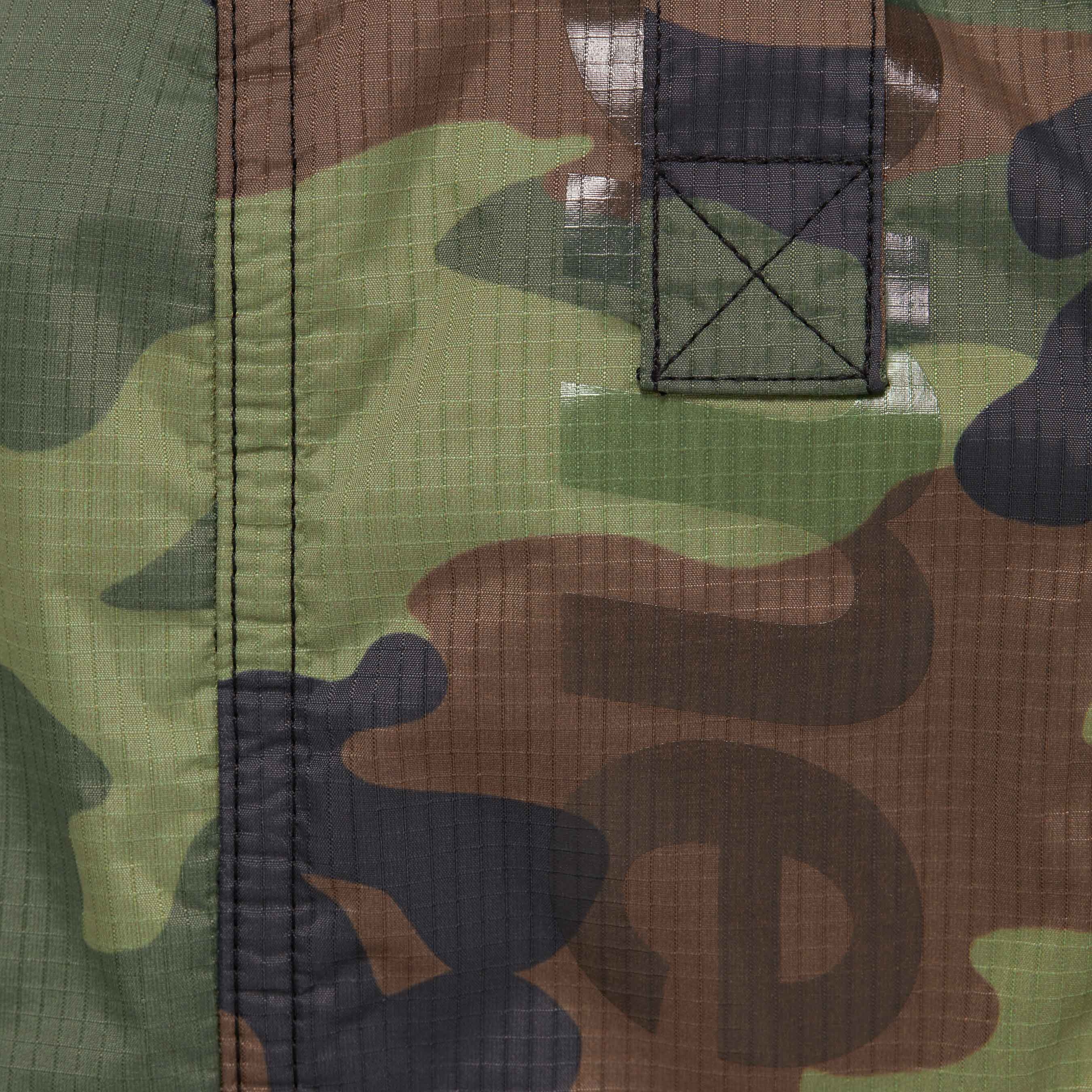 Supreme Facemask 700-Fill Down Puffer Jacket (FW25) - Woodland Camo - $398