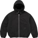Supreme Faux Shearling Lined Bomber Jacket (FW25) - Black