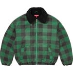 Supreme Faux Shearling Lined Bomber Jacket (FW25) - Plaid