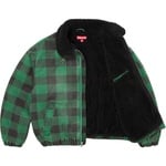 Supreme Faux Shearling Lined Bomber Jacket (FW25) - Plaid
