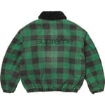 Supreme Faux Shearling Lined Bomber Jacket (FW25) - Plaid