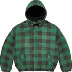Supreme Faux Shearling Lined Bomber Jacket (FW25) - Plaid