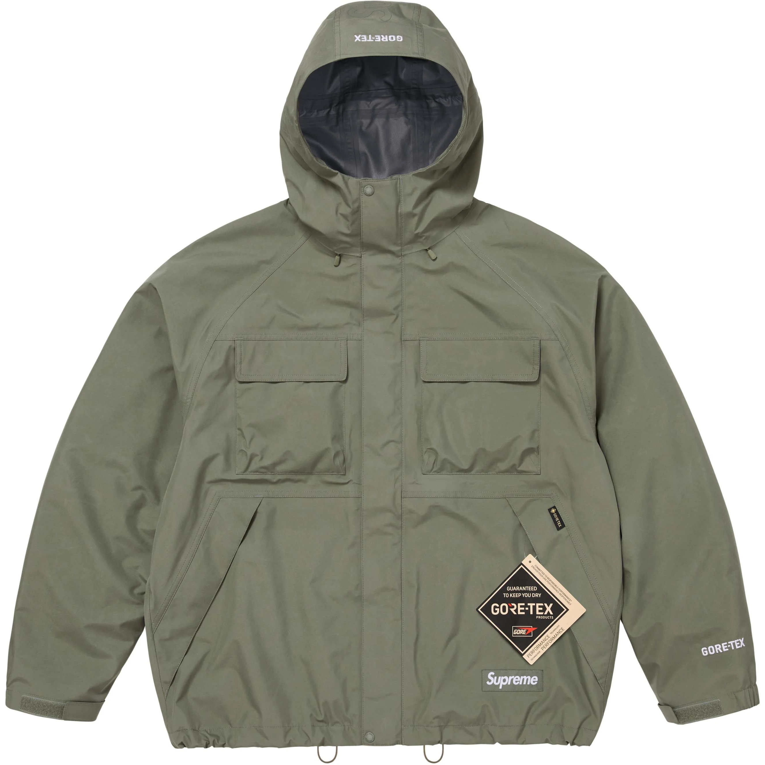 Supreme GORE-TEX Shell Jacket (FW25) - Olive - $398