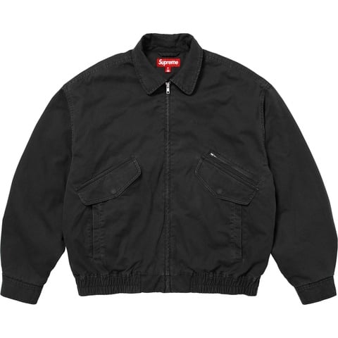 Supreme Hooded Utility Jacket - Black