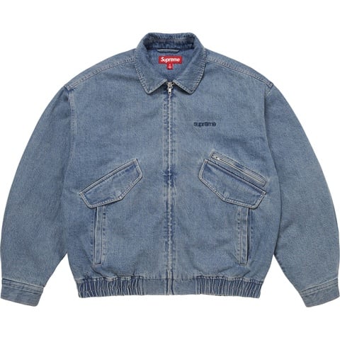 Supreme Hooded Utility Jacket - Denim
