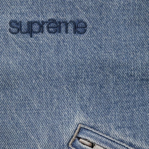 Supreme Hooded Utility Jacket - Denim