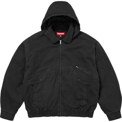 Supreme Cold Weather Bomber M ブラック Supreme Faux Shearling Lined Bomber Jacket FW24 Black White Denim