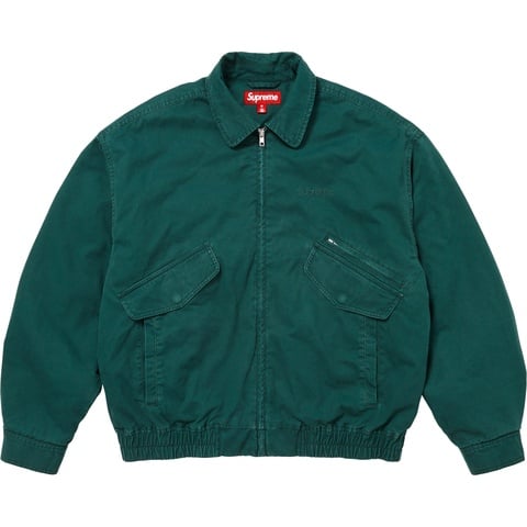 Supreme Hooded Utility Jacket - Dark Green