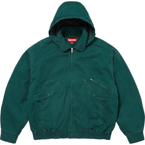 Supreme Hooded Utility Jacket - Dark Green