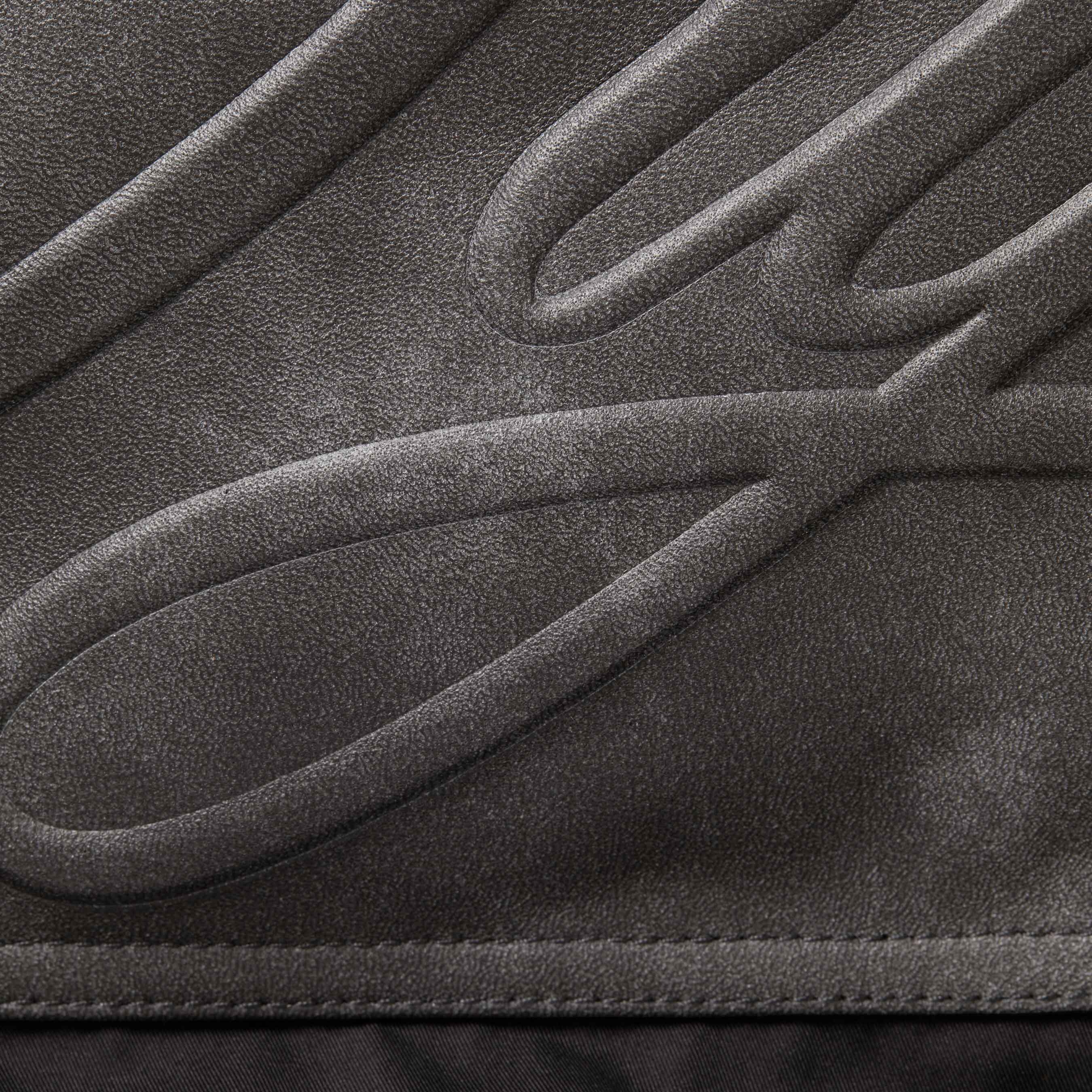 Supreme Leather Yoke Puffer Jacket (FW25) - Black - $548