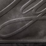 Supreme Leather Yoke Puffer Jacket (FW25) - Black