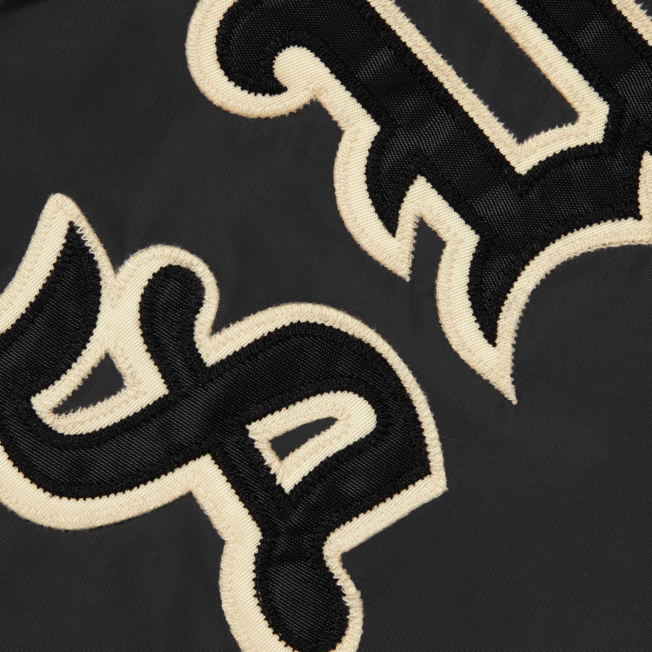 Supreme Old English Arc Coaches Jacket (FW25) - Black - $158