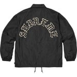 Supreme Old English Arc Coaches Jacket (FW25) - Black