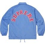 Supreme Old English Arc Coaches Jacket (FW25) - Light Blue