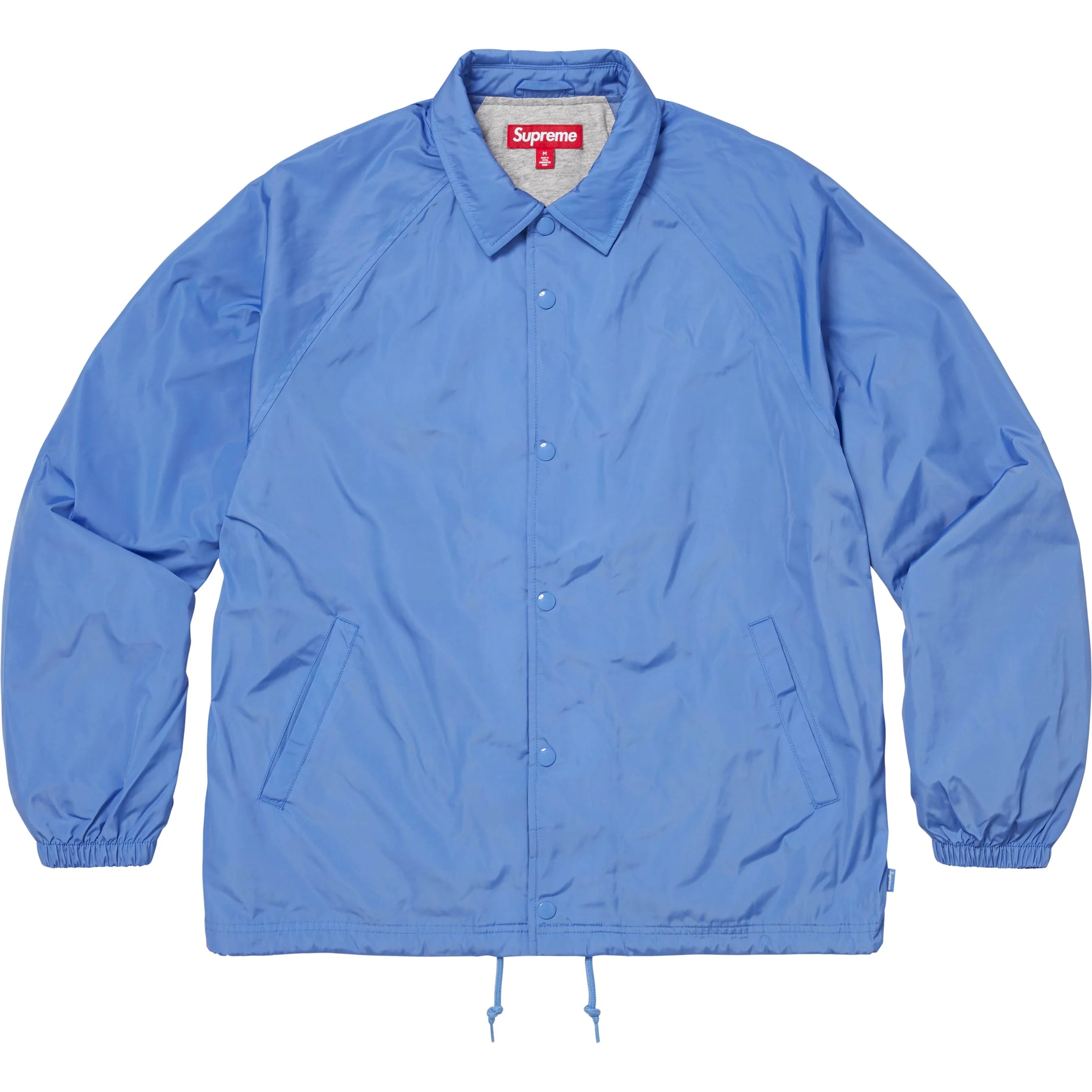 Supreme Old English Arc Coaches Jacket (FW25) - Light Blue - $158