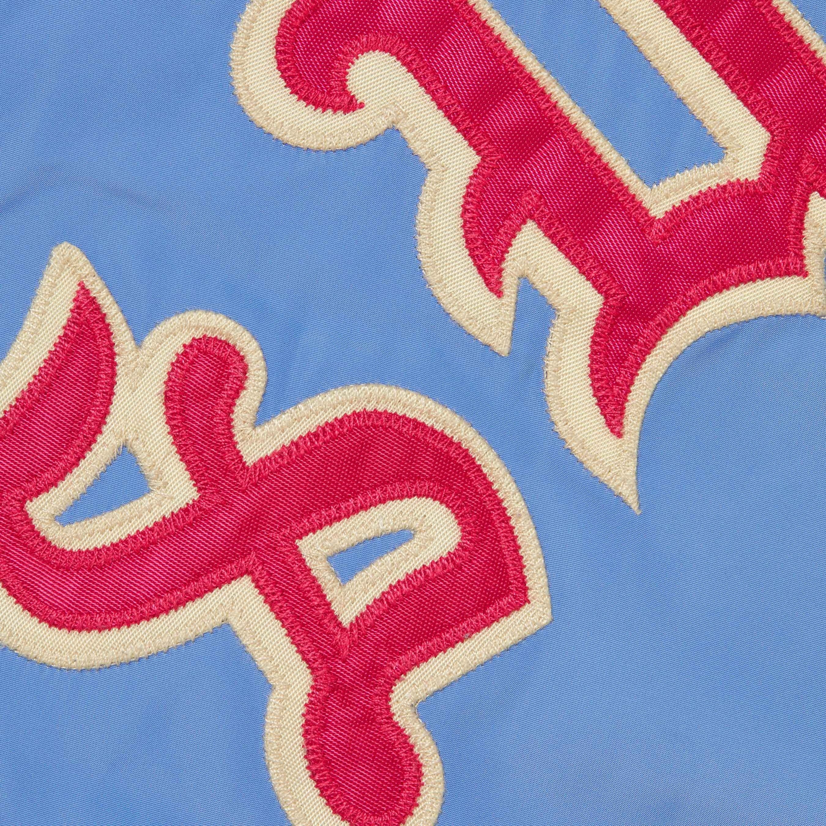 Supreme Old English Arc Coaches Jacket (FW25) - Light Blue - $158