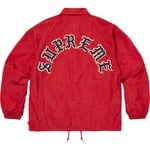 Supreme Old English Arc Coaches Jacket (FW25) - Red