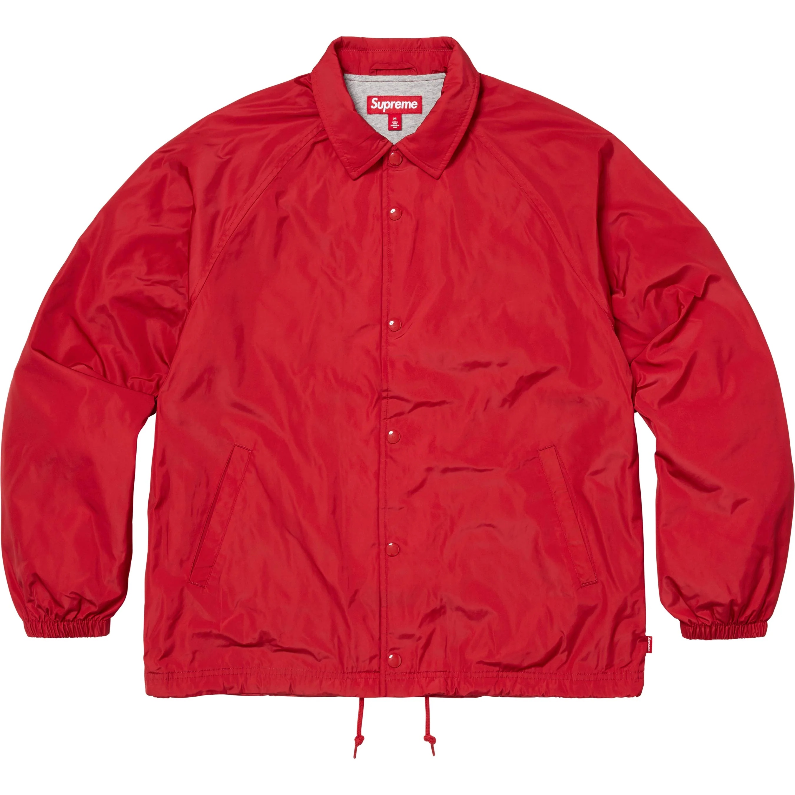 Supreme Old English Arc Coaches Jacket (FW25) - Red - $158