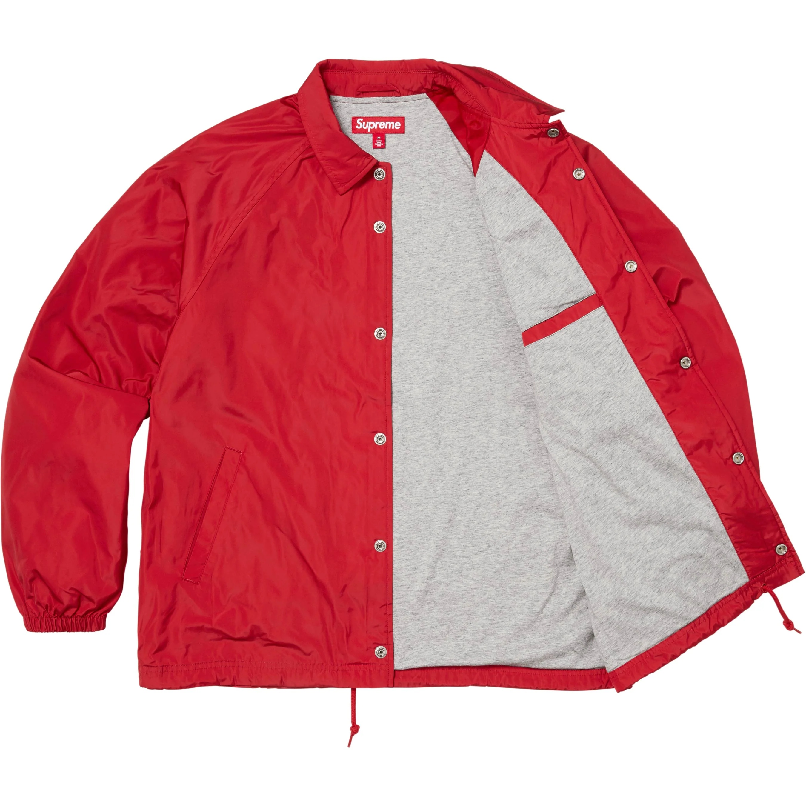 Supreme Old English Arc Coaches Jacket (FW25) - Red - $158
