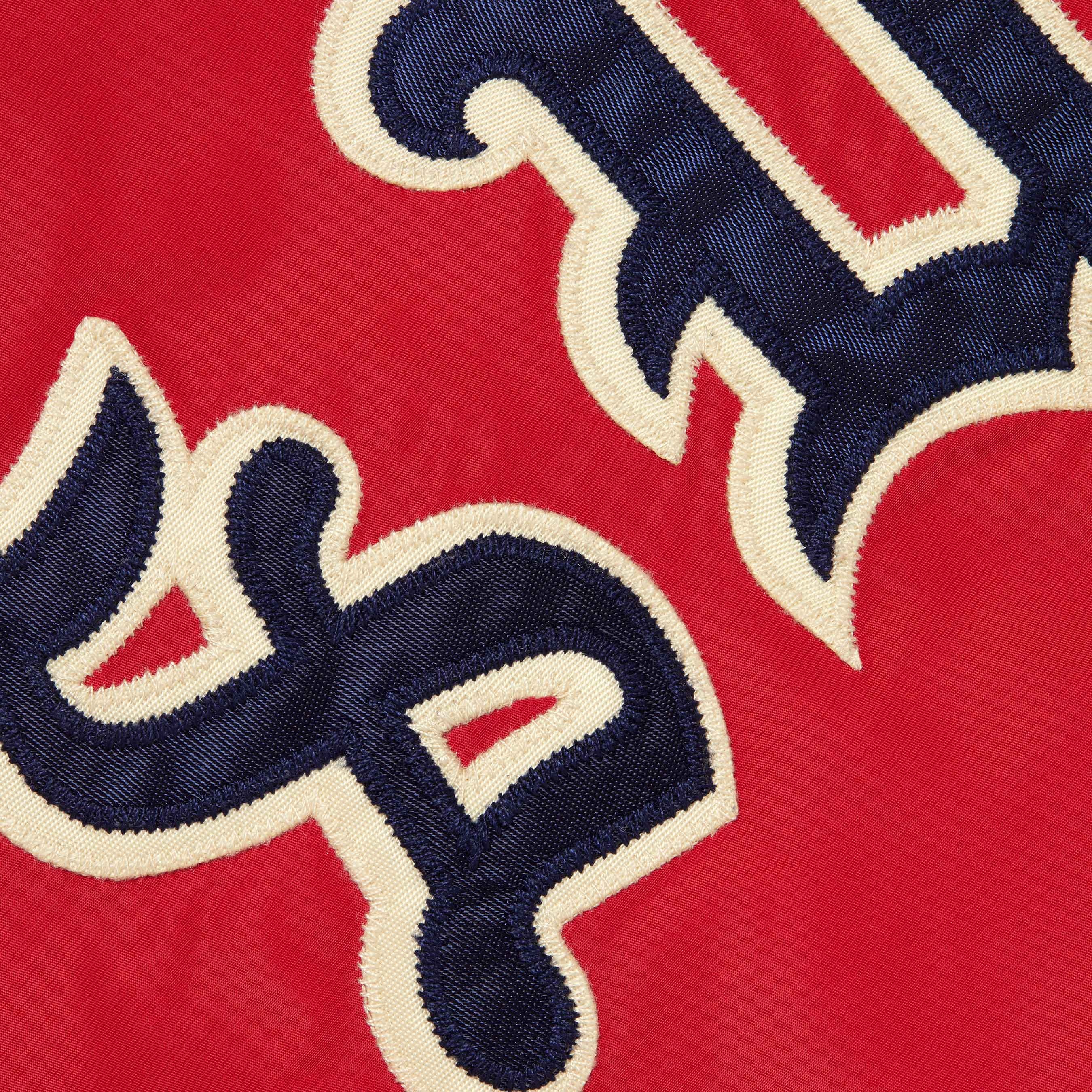 Supreme Old English Arc Coaches Jacket (FW25) - Red - $158