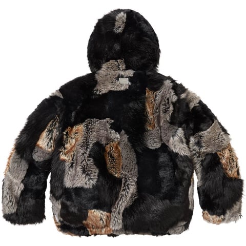Patchwork WINDSTOPPER® Hooded Faux Fur Jacket - Supreme