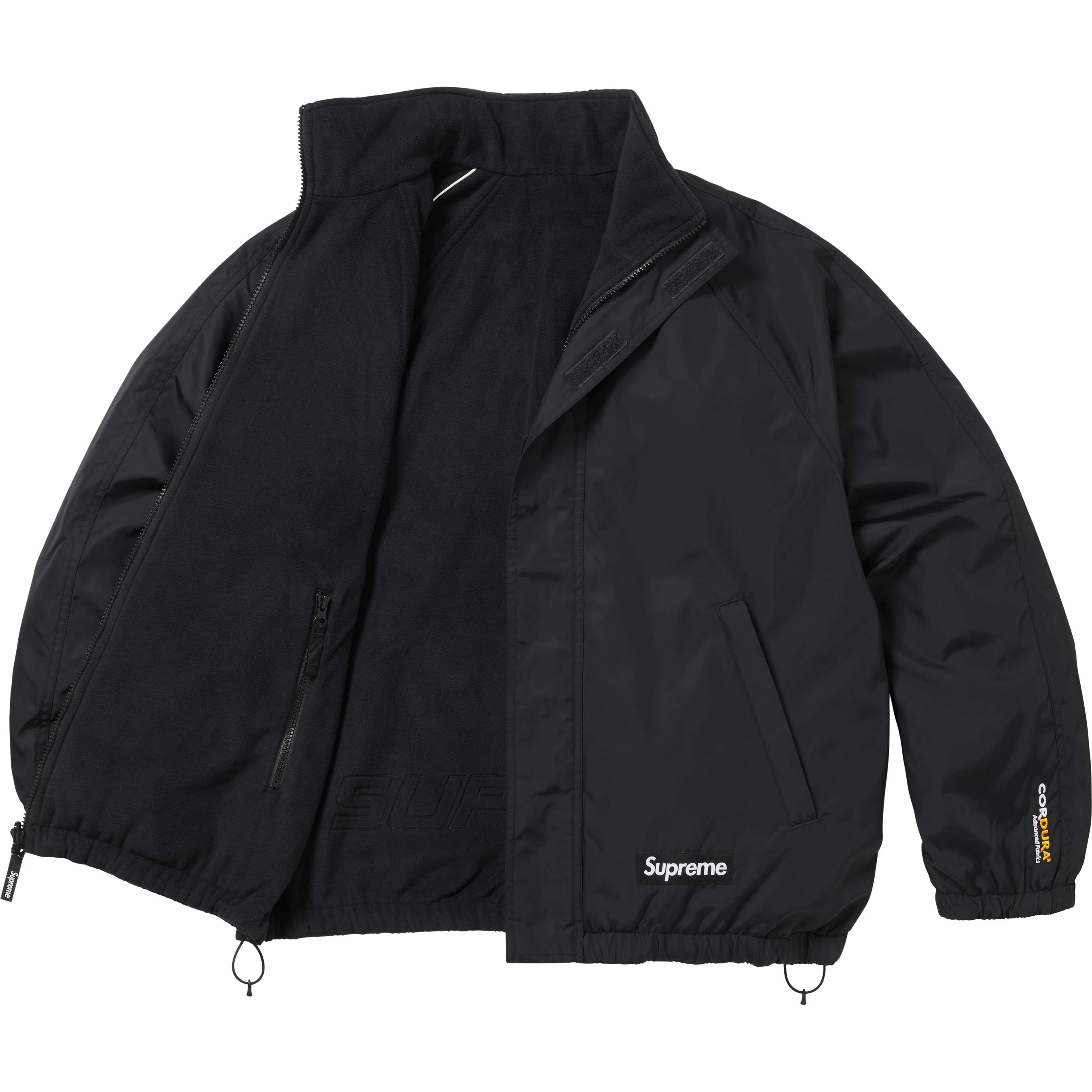 Supreme Polartec Reversible Track Jacket (FW25) - Black - $238