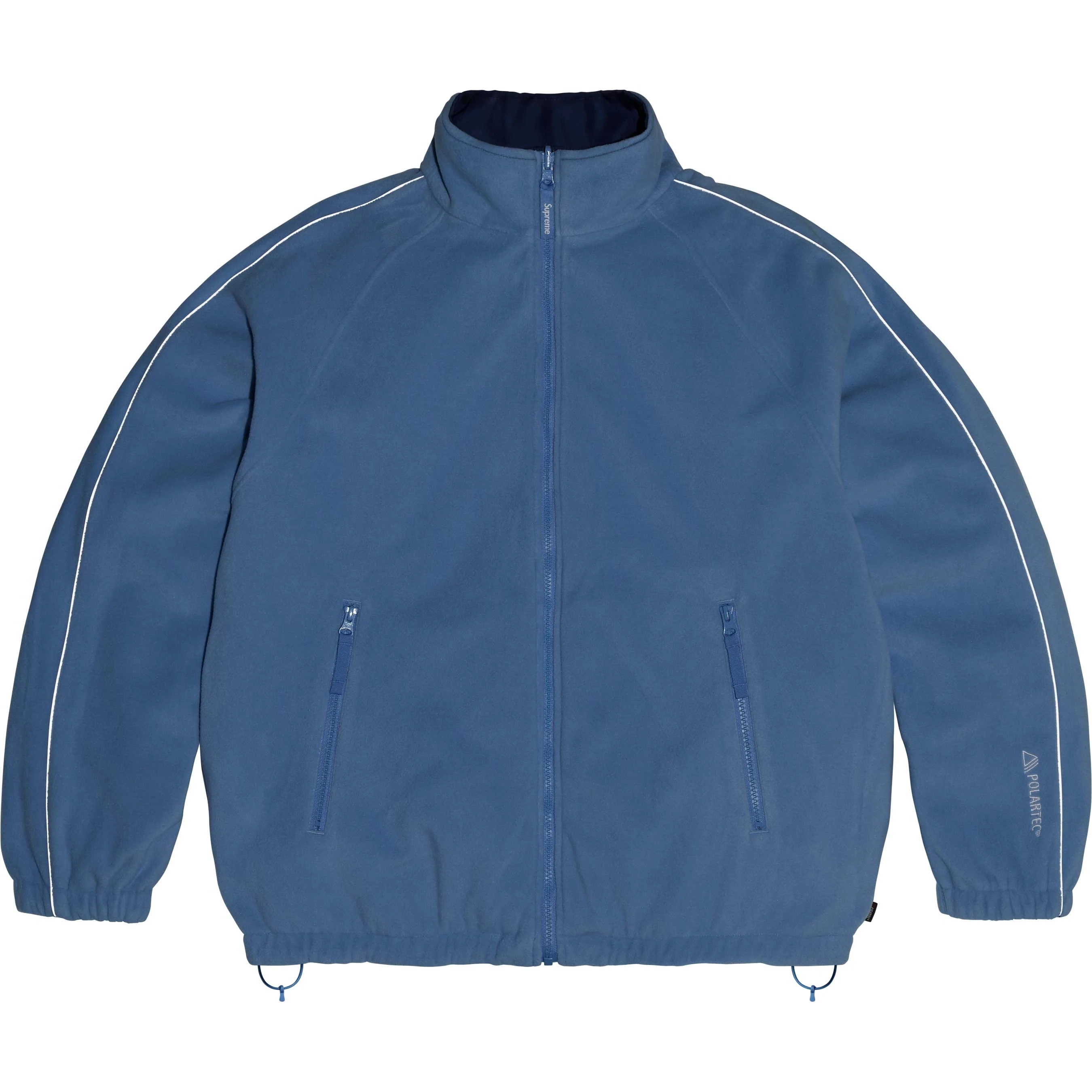 Supreme Polartec Reversible Track Jacket (FW25) - Navy - $238