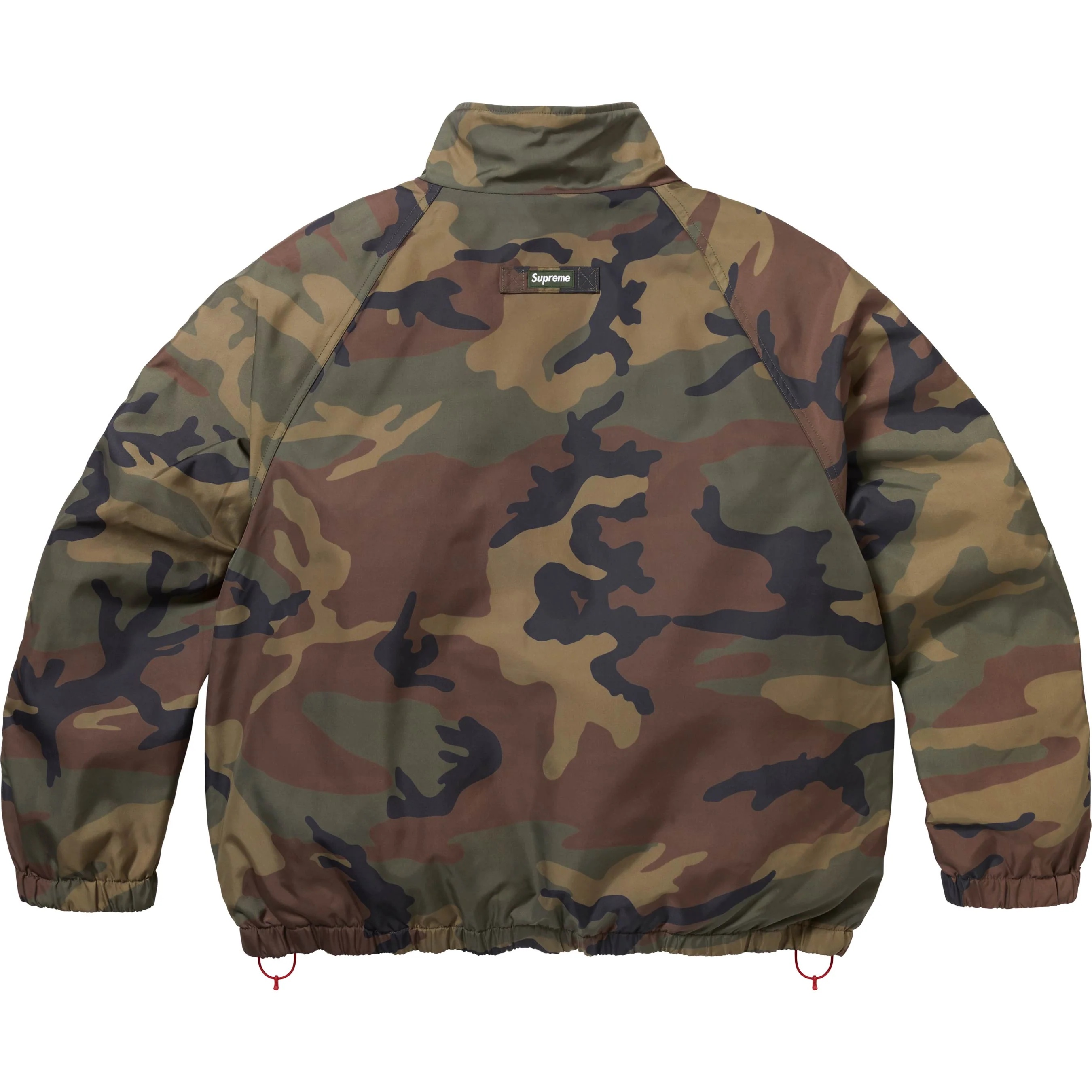 Supreme Polartec Reversible Track Jacket (FW25) - Woodland Camo - $238