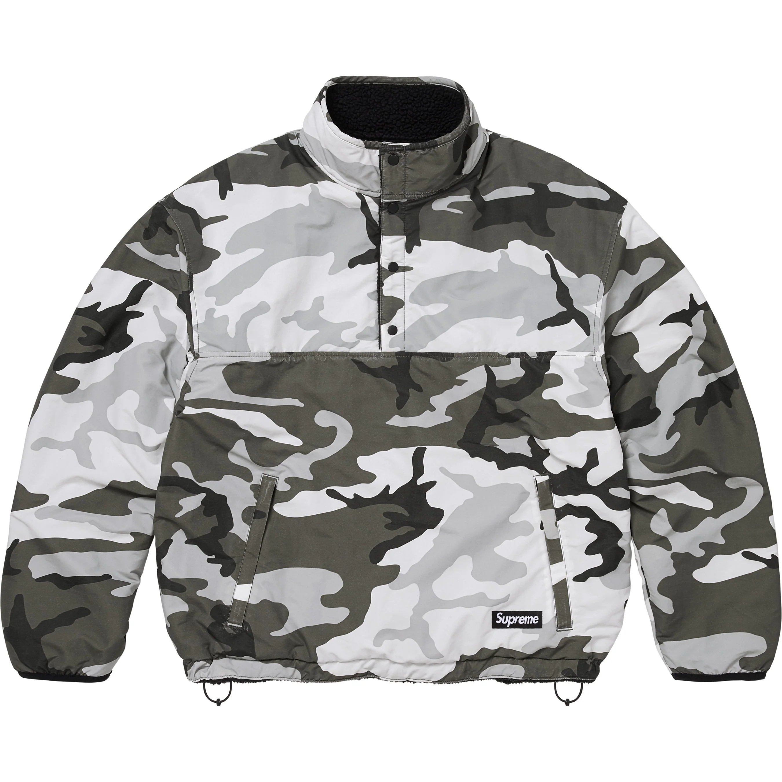 Supreme Polartec Shearling Reversible Pullover (FW25) - $218