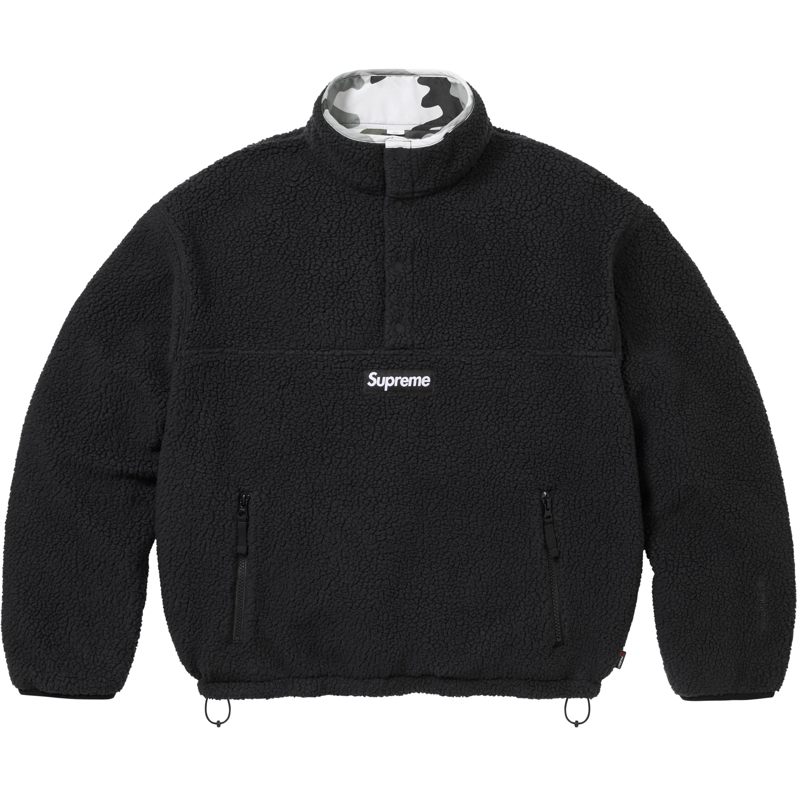 Supreme Polartec Shearling Reversible Pullover (FW25) - $218