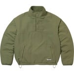 Supreme Polartec Shearling Reversible Pullover (FW25) - Olive