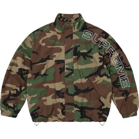 Spellout Embroidered Ripstop Track Jacket - Supreme