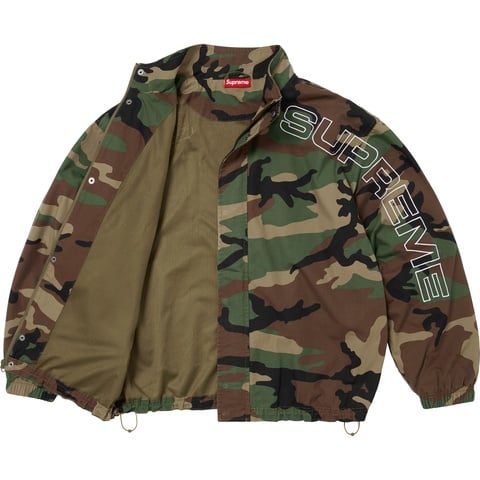 Spellout Embroidered Ripstop Track Jacket - Supreme