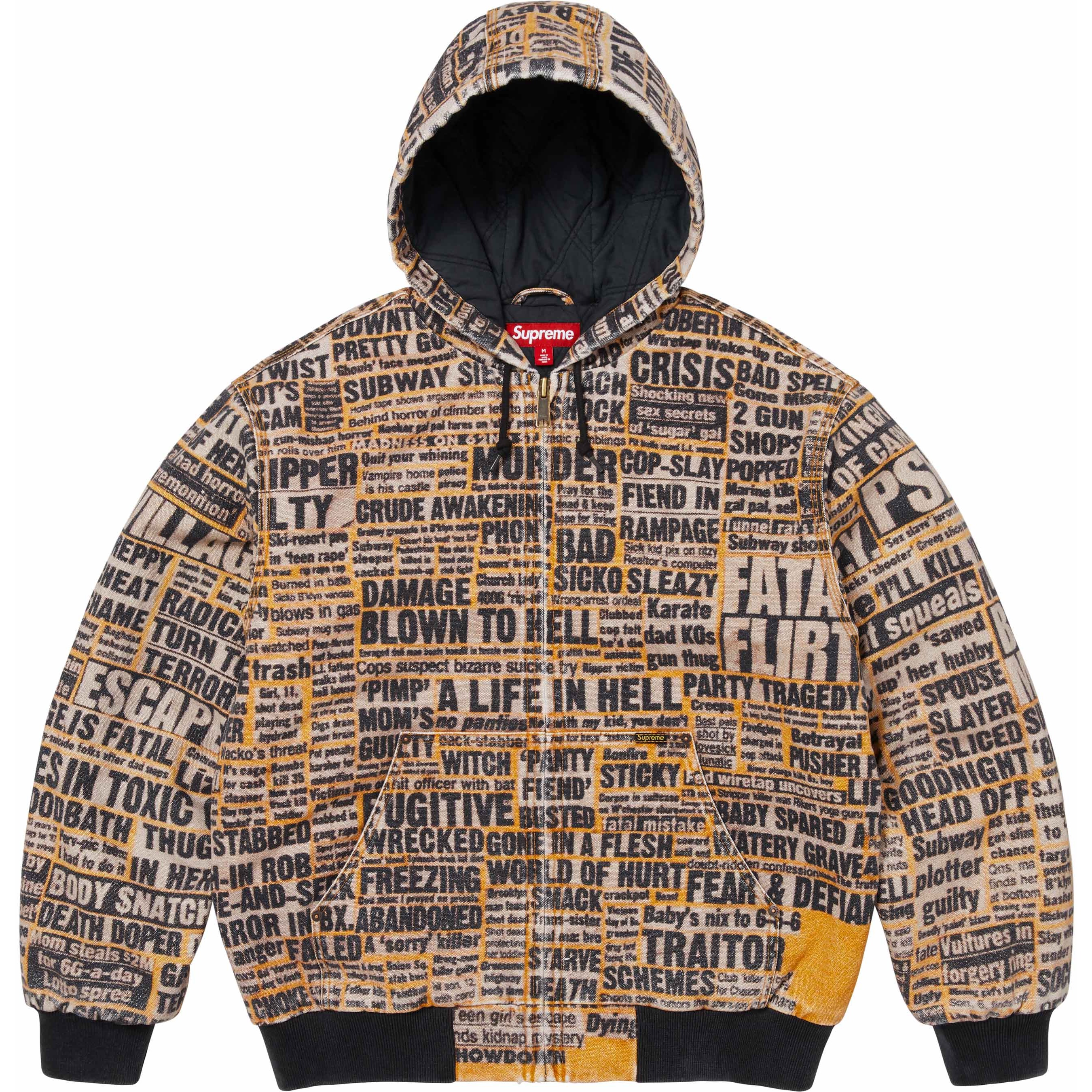 Supreme Supreme Dash Snow Hooded Work Jacket (FW25) - Multicolor - $398
