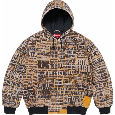 早い者勝ち✨Supreme hooded plaid パーカー 中綿ジャケット Plaid Wool Hooded Work Jacket | Supreme 23fw
