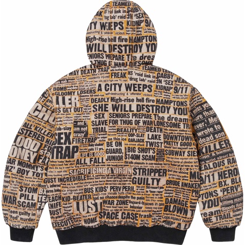 Supreme Supreme/Dash Snow Hooded Work Jacket - Multicolor