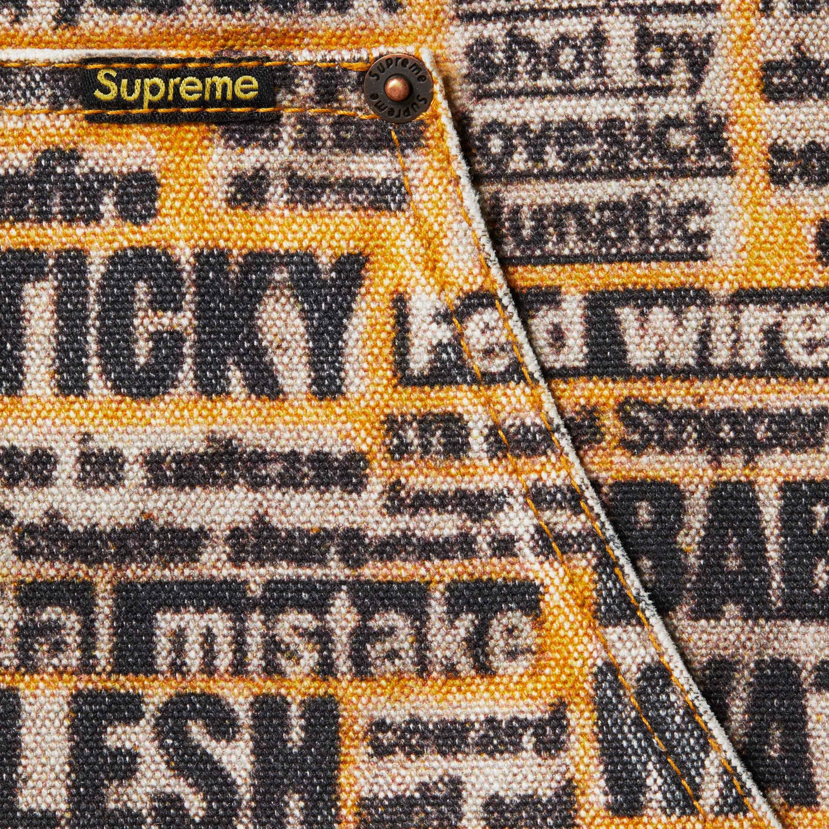 Supreme Supreme Dash Snow Hooded Work Jacket (FW25) - Multicolor - $398