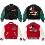 Supreme Supreme Number (N)ine Mickey Mouse Varsity Jacket (FW25)