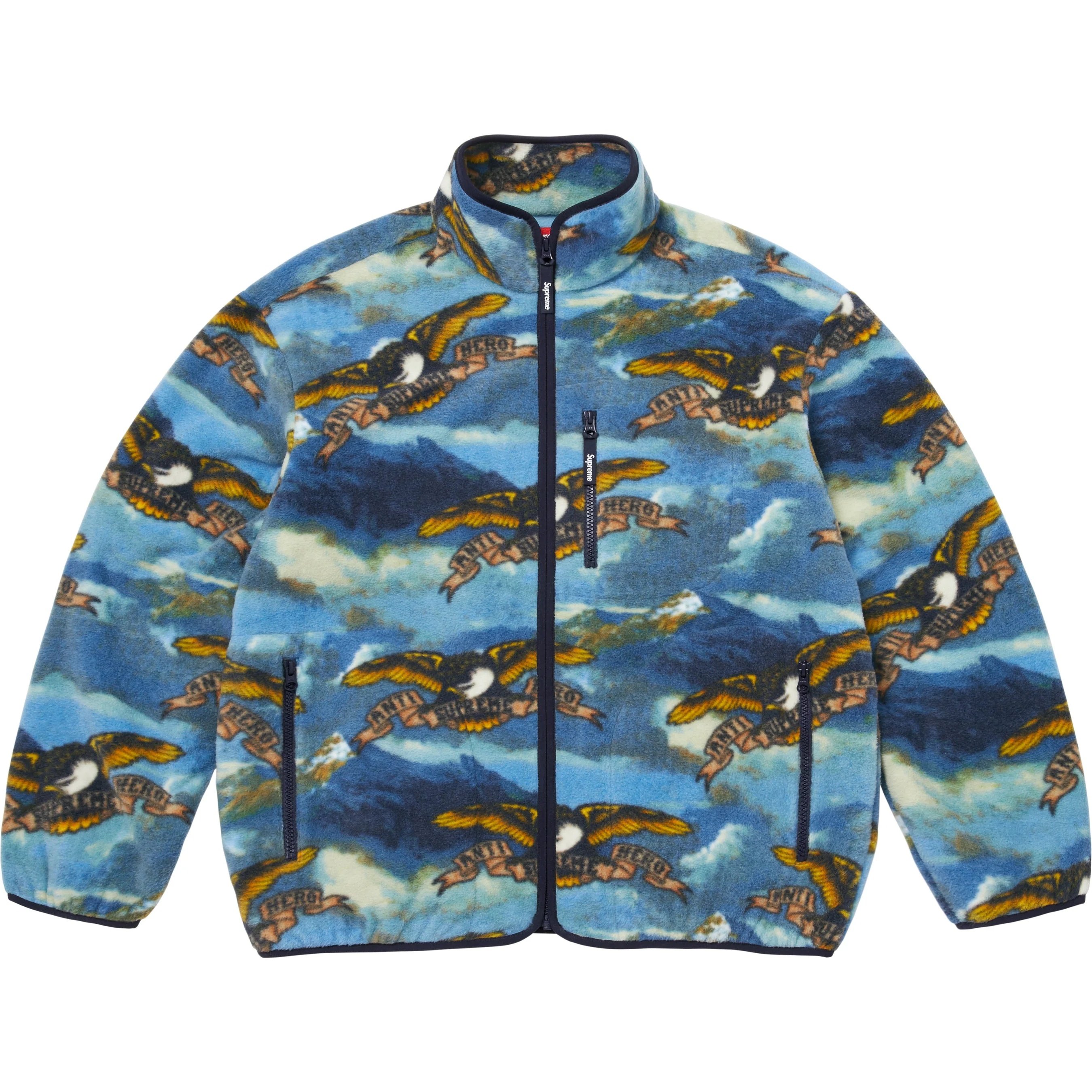 Supreme Supreme ANTIHERO Fleece Jacket (FW25) - Multicolor - $198