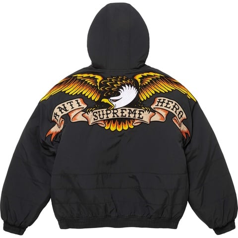 Supreme×ANTI HERO Stadium Jacket Supreme ANTIHERO Stadium Jacket Blue Men's - FW25 - US