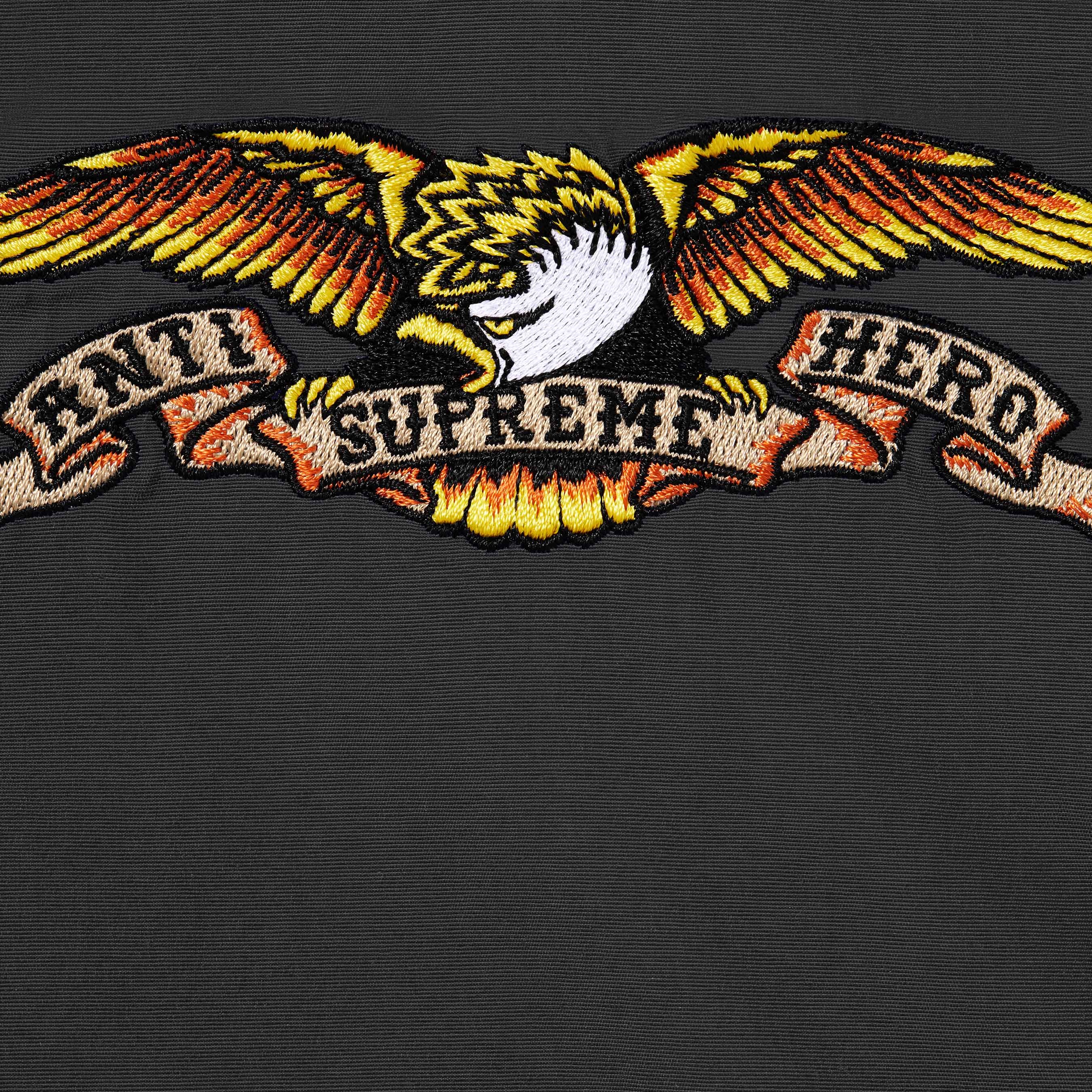 Supreme Supreme ANTIHERO Stadium Jacket (FW25) - Black - $338