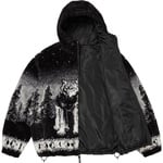 Supreme Supreme b.b. Simon Reversible Hooded Fleece Jacket (FW25) - Black