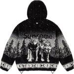 Supreme Supreme b.b. Simon Reversible Hooded Fleece Jacket (FW25) - Black