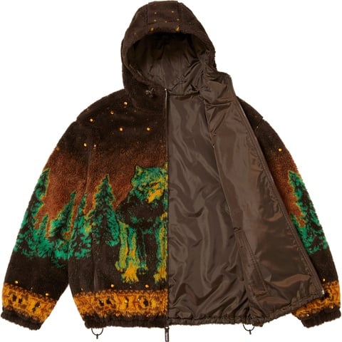 Supreme®/b.b. Simon Reversible Hooded Fleece Jacket - Supreme
