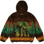 Supreme Supreme b.b. Simon Reversible Hooded Fleece Jacket (FW25) - Brown