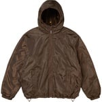 Supreme Supreme b.b. Simon Reversible Hooded Fleece Jacket (FW25) - Brown