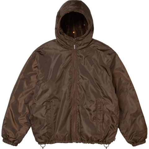 Supreme Supreme®/b.b. Simon Reversible Hooded Fleece Jacket - Brown