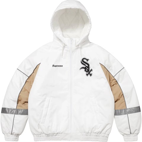 Supreme Supreme®/Chicago White Sox™ Stadium Jacket - White