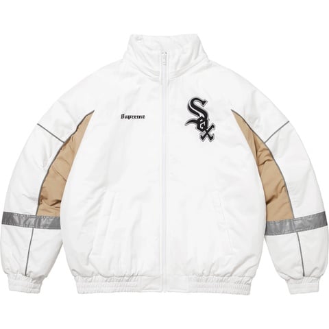 Supreme Supreme®/Chicago White Sox™ Stadium Jacket - White