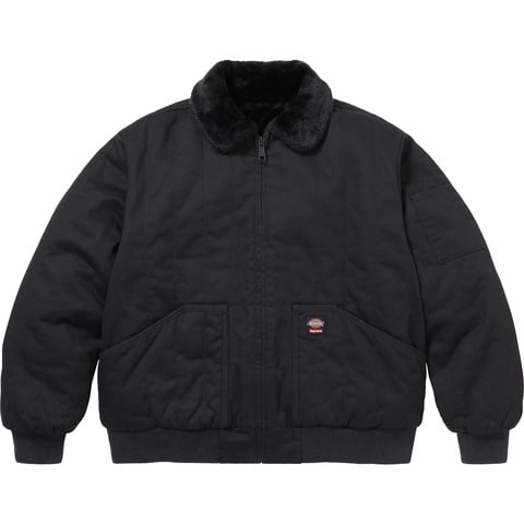 Supreme®/Dickies® Reversible Quilted Faux Fur Work Jacket - Supreme